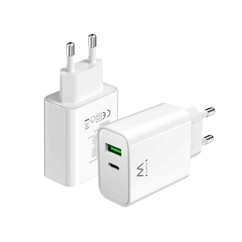 Cargador Ewent Ew1325 30w Usb Tipo A Usb Tipo C