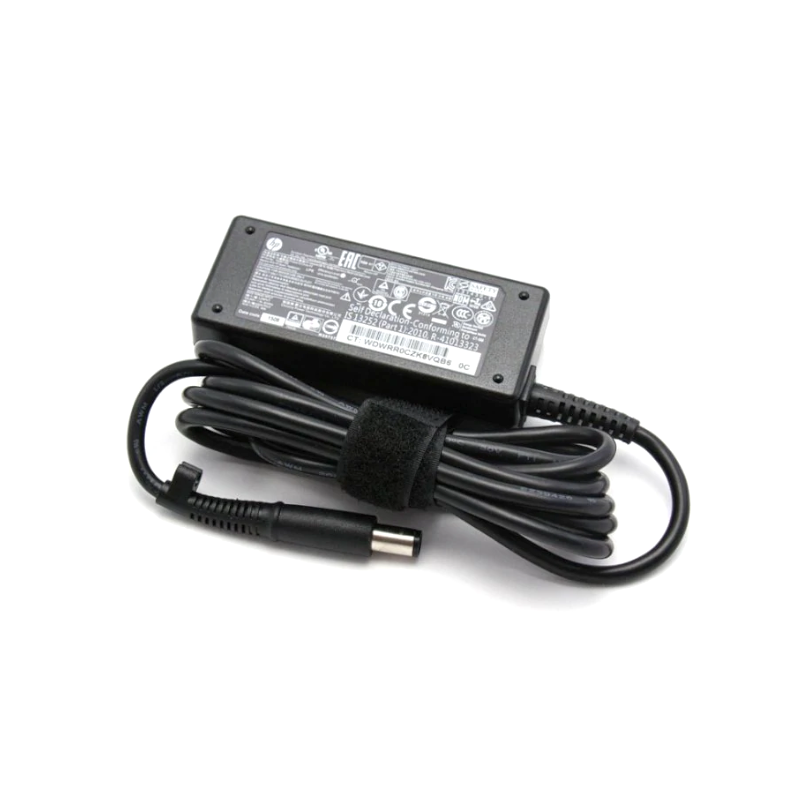 Cargador Original Hp Usado 65w Punta Negra (7.4 X 5.0mm) Sin Trebol (Cable De Corriente)