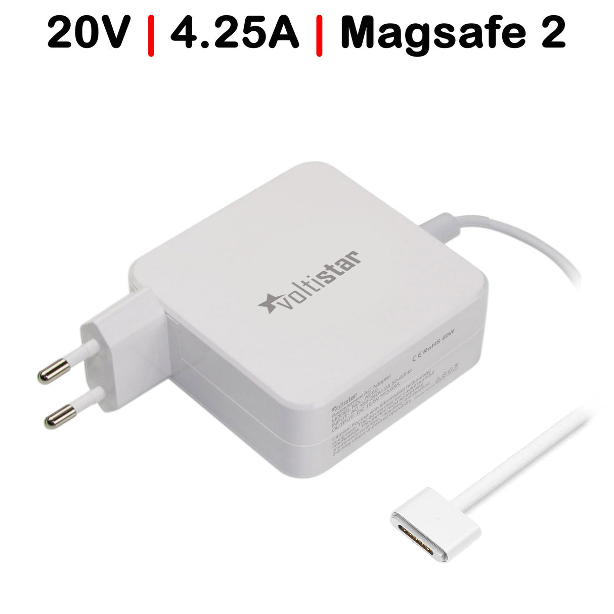 Cargador Para Portátil Apple Macbook Pro A1398 85W 20V 4,25A Magsafe 2