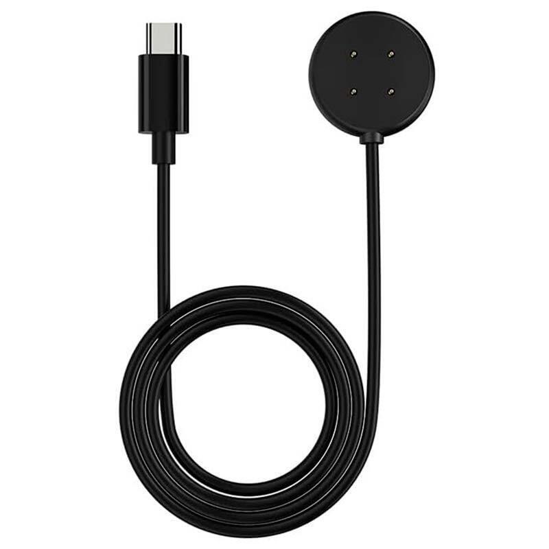 Cargador Para Google Pixel Watch 3 / Pixel Watch 2 / Fitbit Versa 4 / Versa 3 Negro Usb-C Compatible