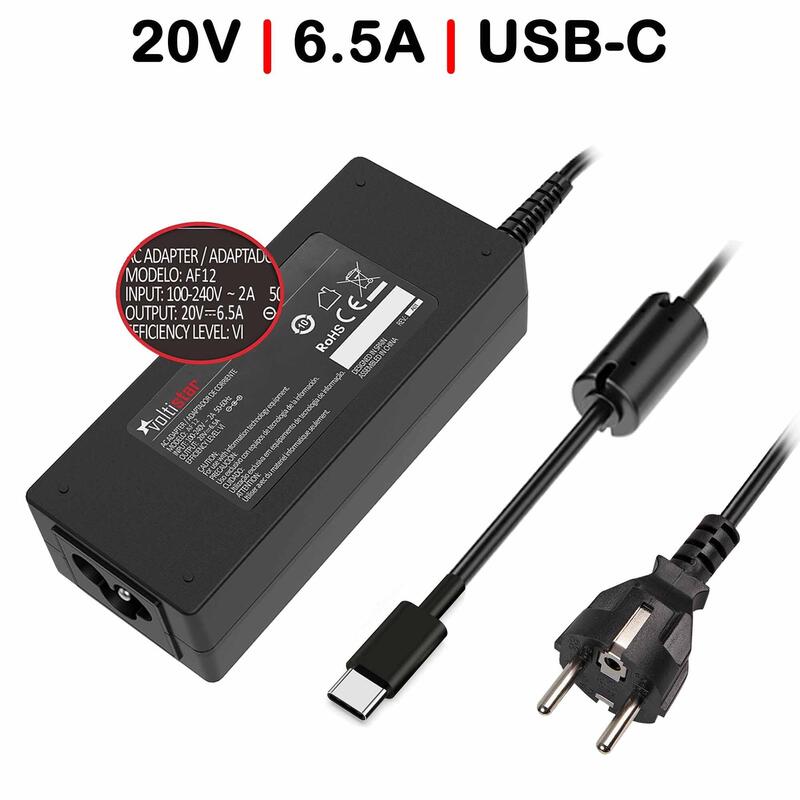 Cargador Para Portátil Compatible Multimarca 20v 6.5a 130w Usb C