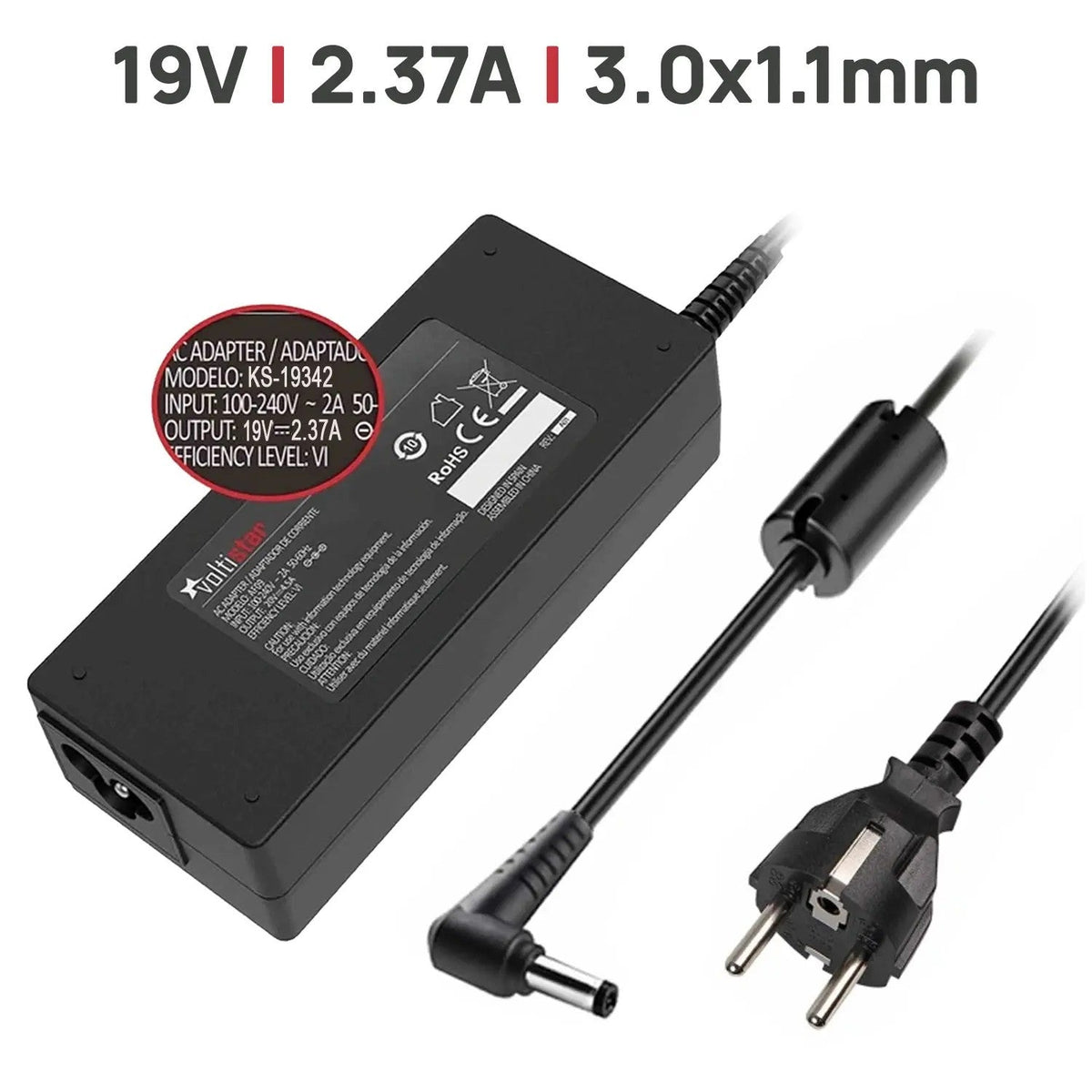 Cargador Para Portátil Acer Swift 5 Sf514 19V 2.37A 45W