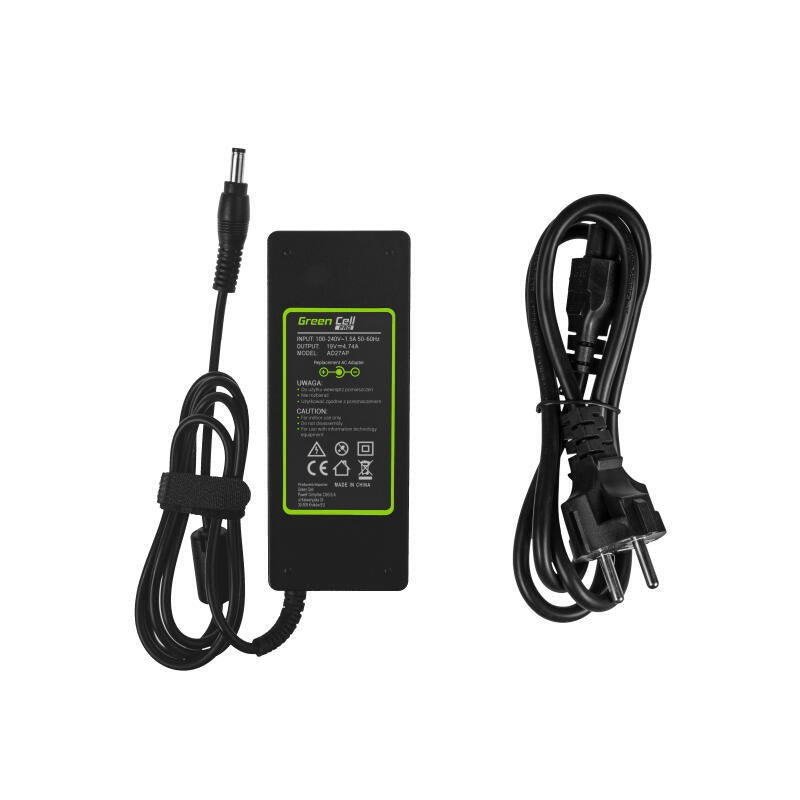 Cargador Portatil Acer/Asus/Toshiba 19v 4.74a 5.5x2.5 Mm Greencell
