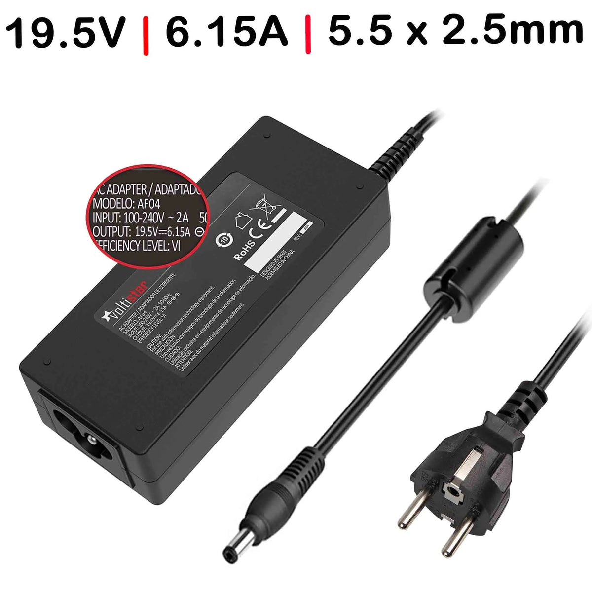 Cargador Para Portátil Clevo N155rd N850 W150ex W651 W655 Wa50 A12-120p1a
