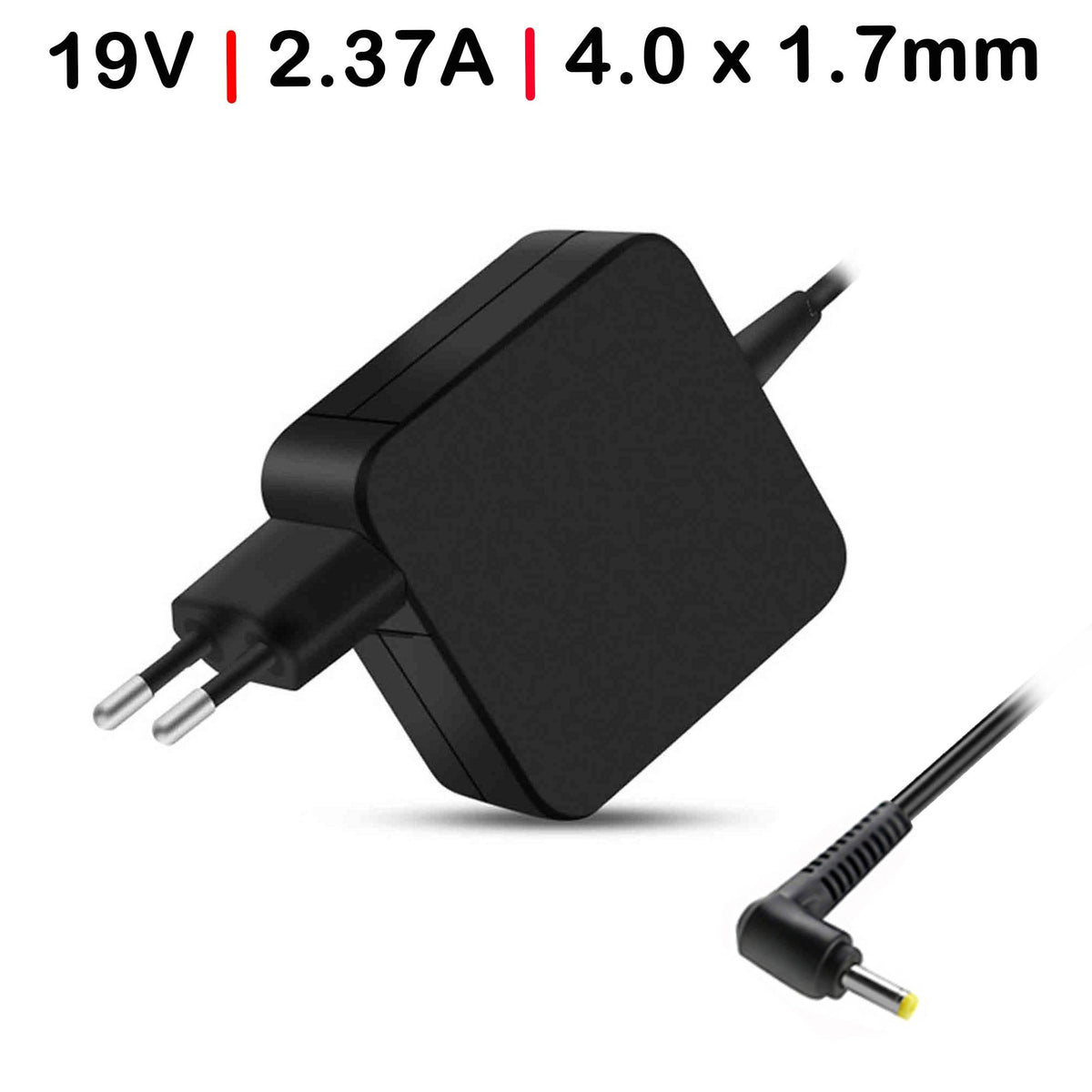 Cargador Para Portátil Hp Mini 110 Mini 110-3000 Mini 110-3100 Mini 110-3770es 45w 19v 2.37a 4.0x1.7mm