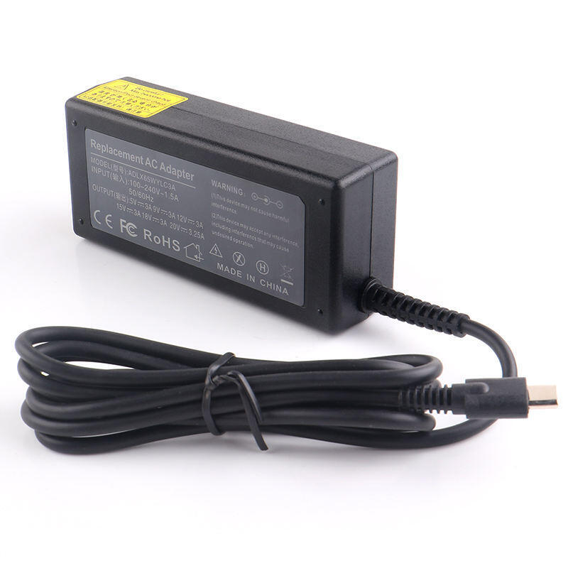 Cargador 65w Usb Tipo C Compatible Dell, Hp, Asus, Lenovo, Smartphone - Conector Usb-C