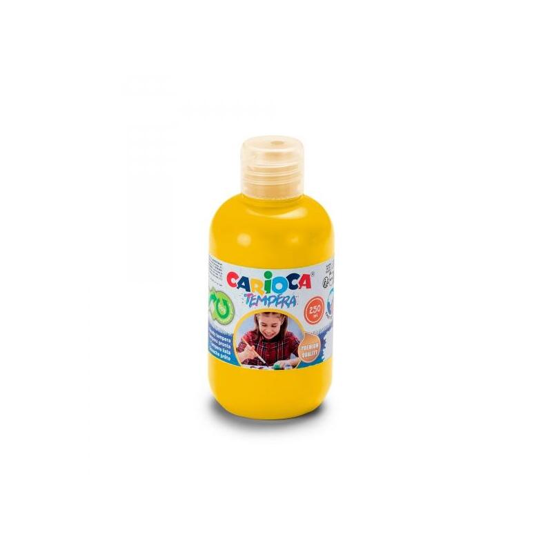 Carioca Botella Tempera 250ml - Colores Superlavables - Faciles De Mezclar - Aplicable En Materiales Porosos - Alta