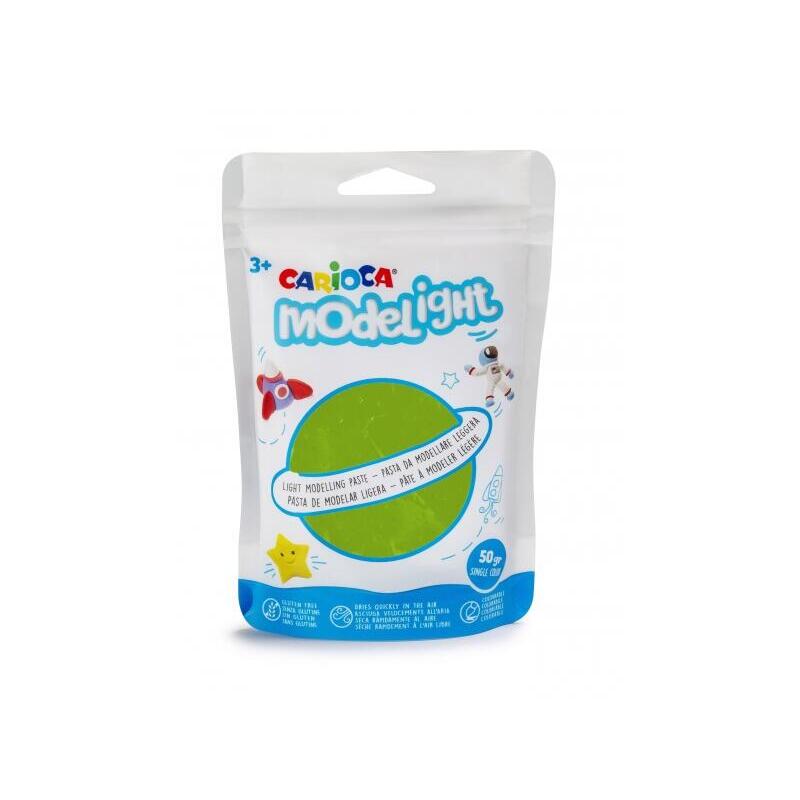 Carioca Modelight Pack De Pasta De Moldear Super Ligera - Elastica Y Maleable - Se Seca Al Aire - No Ensucia Las Manos