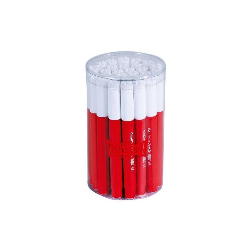 Carioca Rotulador Jumbo Punta Gruesa Bote De 30 Rojo