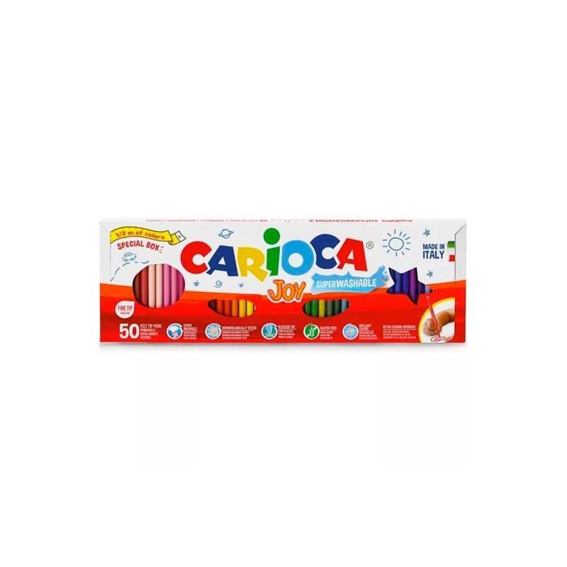 Carioca Rotuladores Joy Estuche 50u C/Surtidos