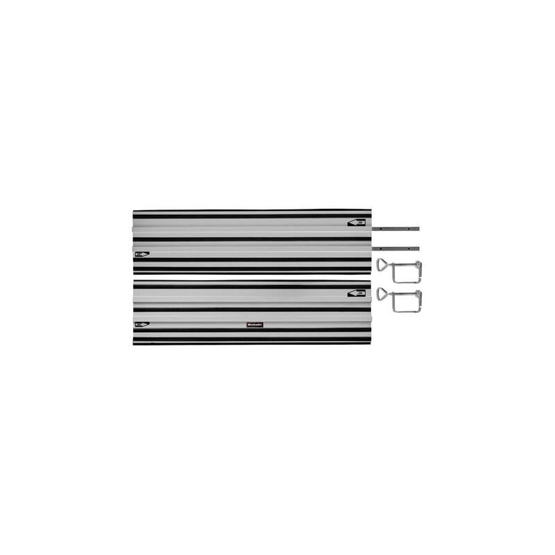 Carril Guía De Aluminio Einhell L700, Longitud 2.000 Mm (Aluminio, 2 Partes) 4502118
