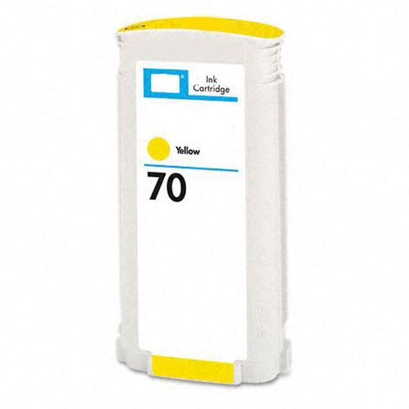 Cartucho De Tinta Pigmentada Generico Para Hp 70 Amarillo  C9454a