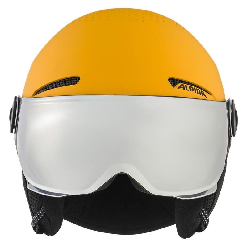 Casco Kask Zimowy Alpina Zupo Visor Q-Lite Burned-Yell. Matt 51-55