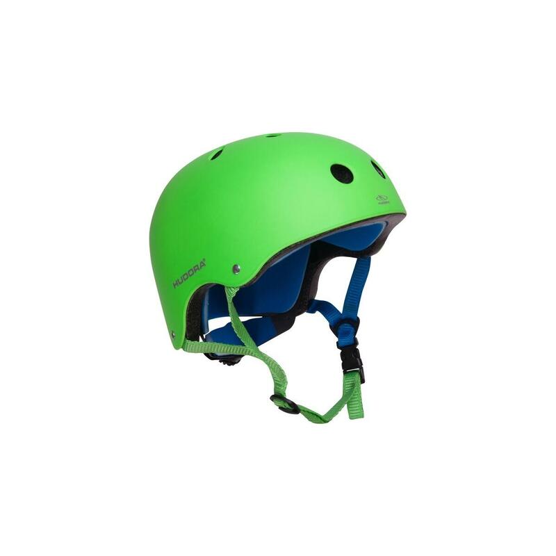 Casco Skater Hudora Verde, Talla 51 - 55 Cm 84108