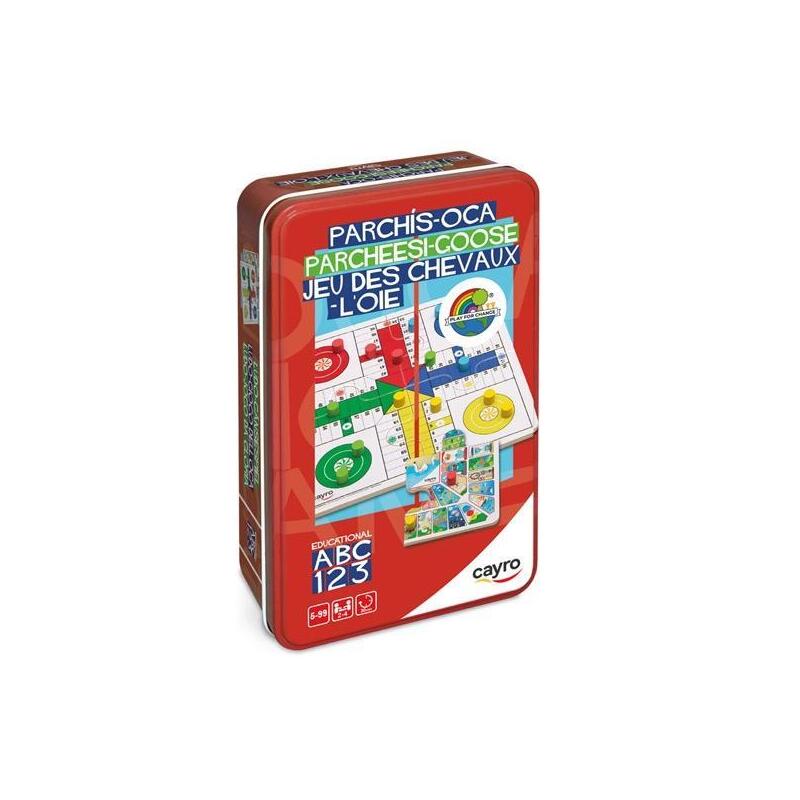 Cayro Parchís / Oca En Caja De Metal