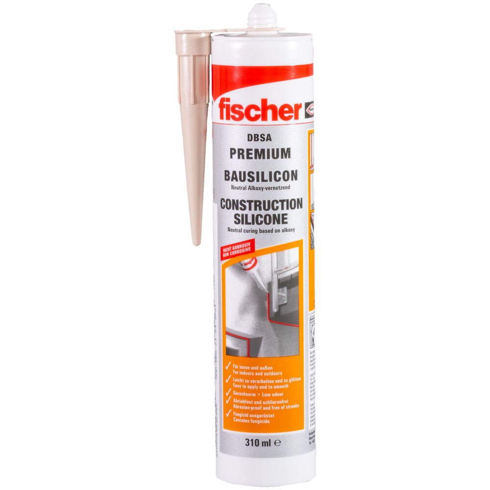 Fischer Silicona De Construcción Dbsa Slg 310ml Gris Pizarra, Sellante 512213
