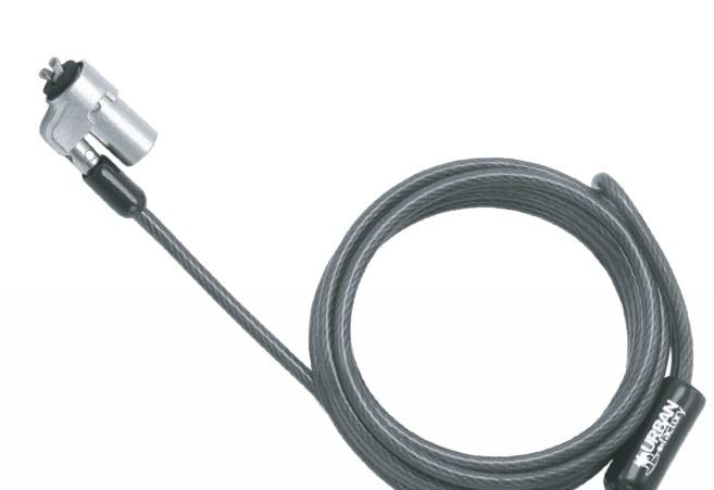 EAN 3760170859491 - Urban Factory CRS95UF cable antirrobo Negro 2 m imagen 1
