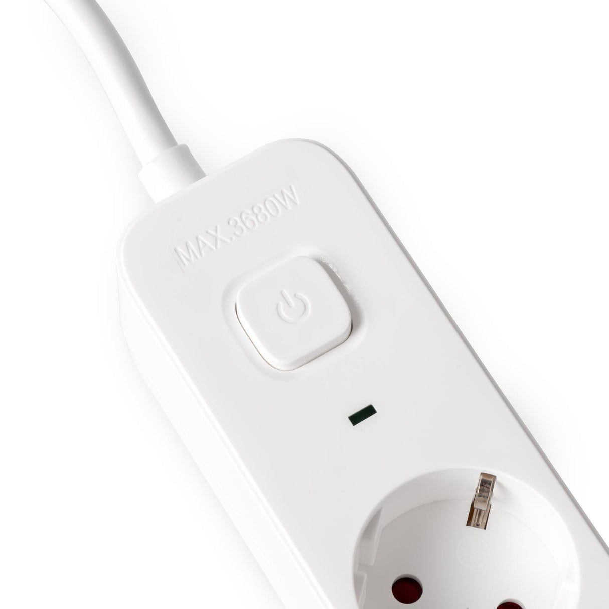 Entac Meckdosenleime 4fach 3x Usb-A, 1,5m Blanco