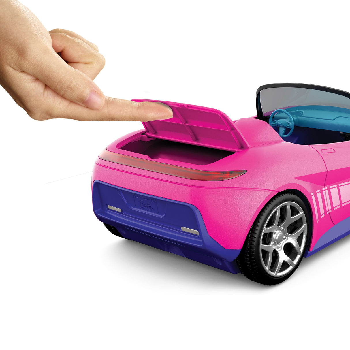 Coche Teledirigido Convertible Barbie De Ruedas Calientes Jbh05