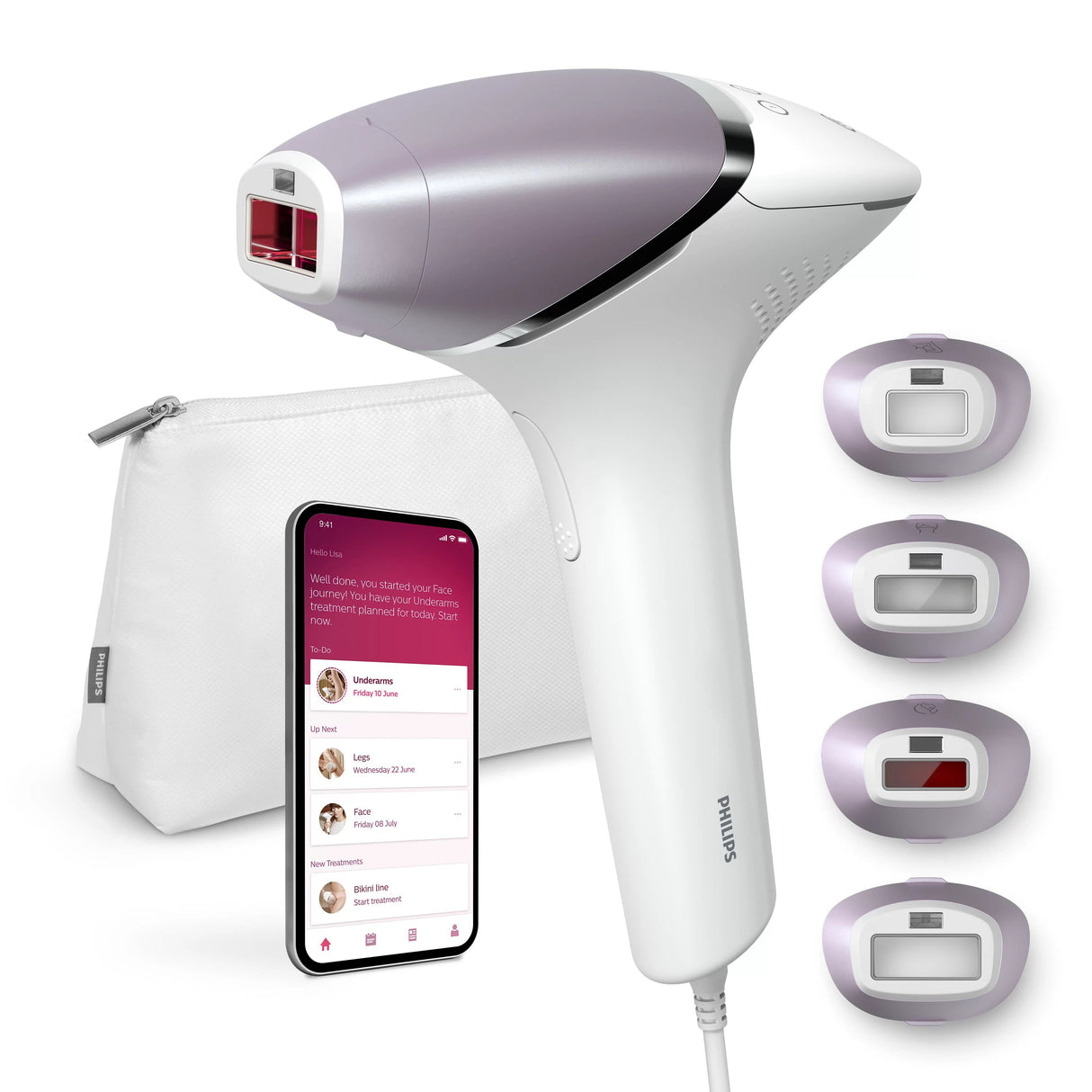 EAN 8720689016438 - Philips Lumea Prestige BRI947/00 depiladora de luz pulsada Luz pulsada intensa (IPL) Oro, Blanco imagen 2