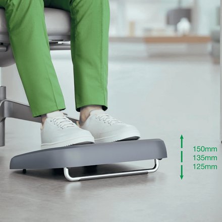 Leitz Ergo Escritorio-Fusttze Ajustable, Gris