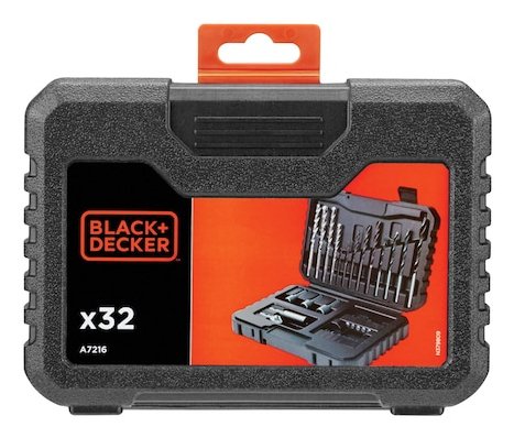 Juego De Taladro Y Destornillador Black Decker A7216-Xj De 32 Piezas