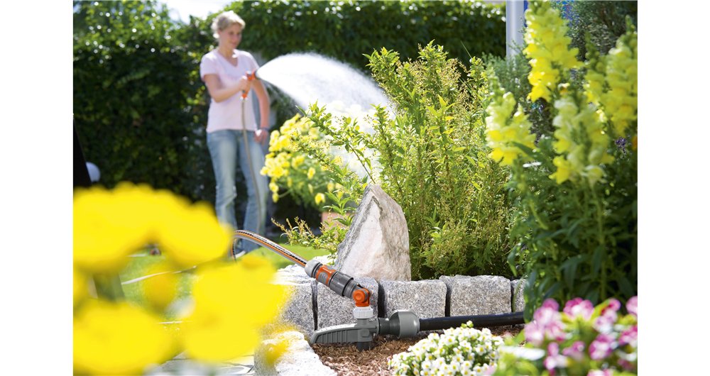 Gardena 8254-20 Tapón De Agua Grifo Gris / Naranja, 26,5 Mm (G 3/4 ")