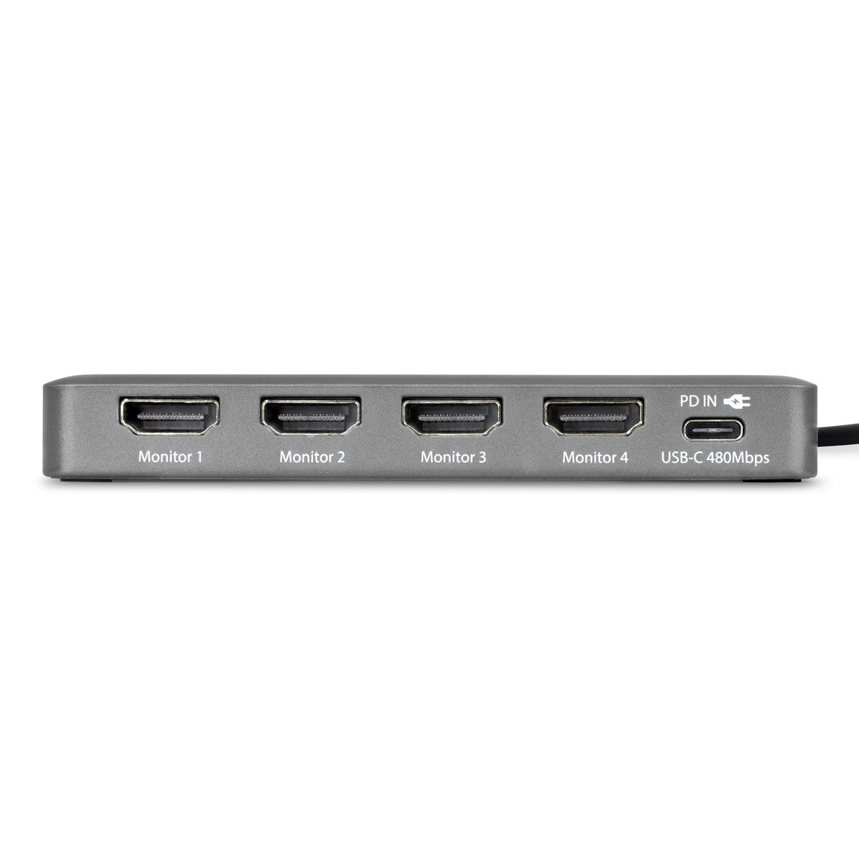 Startech.Com Quad-Usb-Hdmi-Adapt Base Para Portátil Y Replicador De Puertos Alámbrico Usb 3.2 Gen 1 (3.1 Gen 1) Type-C Gris