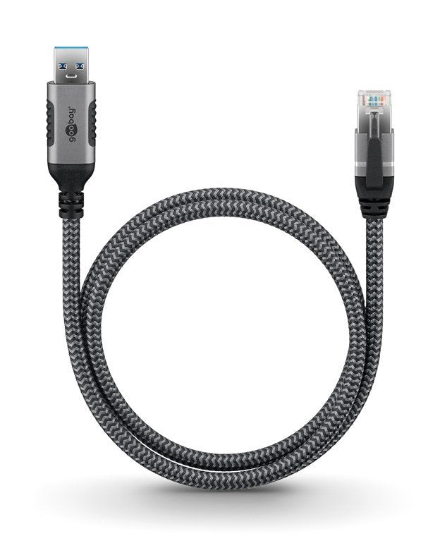 EAN 4040849706929 - Goobay 70692 cambiador de género para cable USB A RJ-45 Negro, Plata imagen 5
