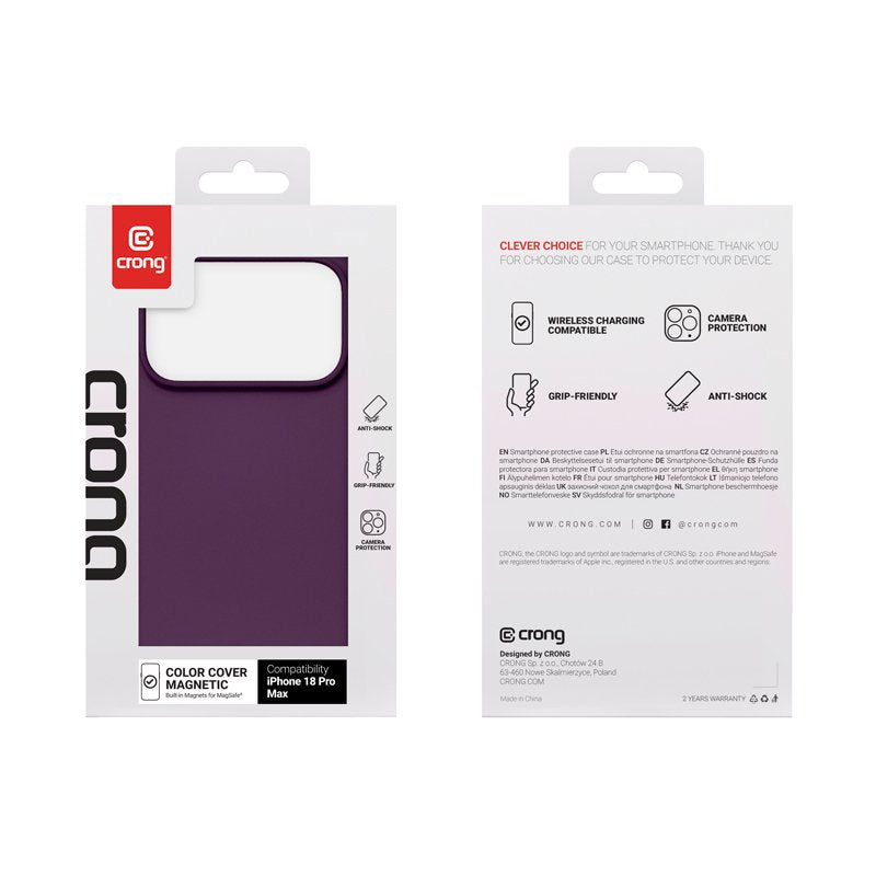 Etui Color Cover Magsafe Iphone 18 Pro Max / 17 Pro Max Sliwkowe