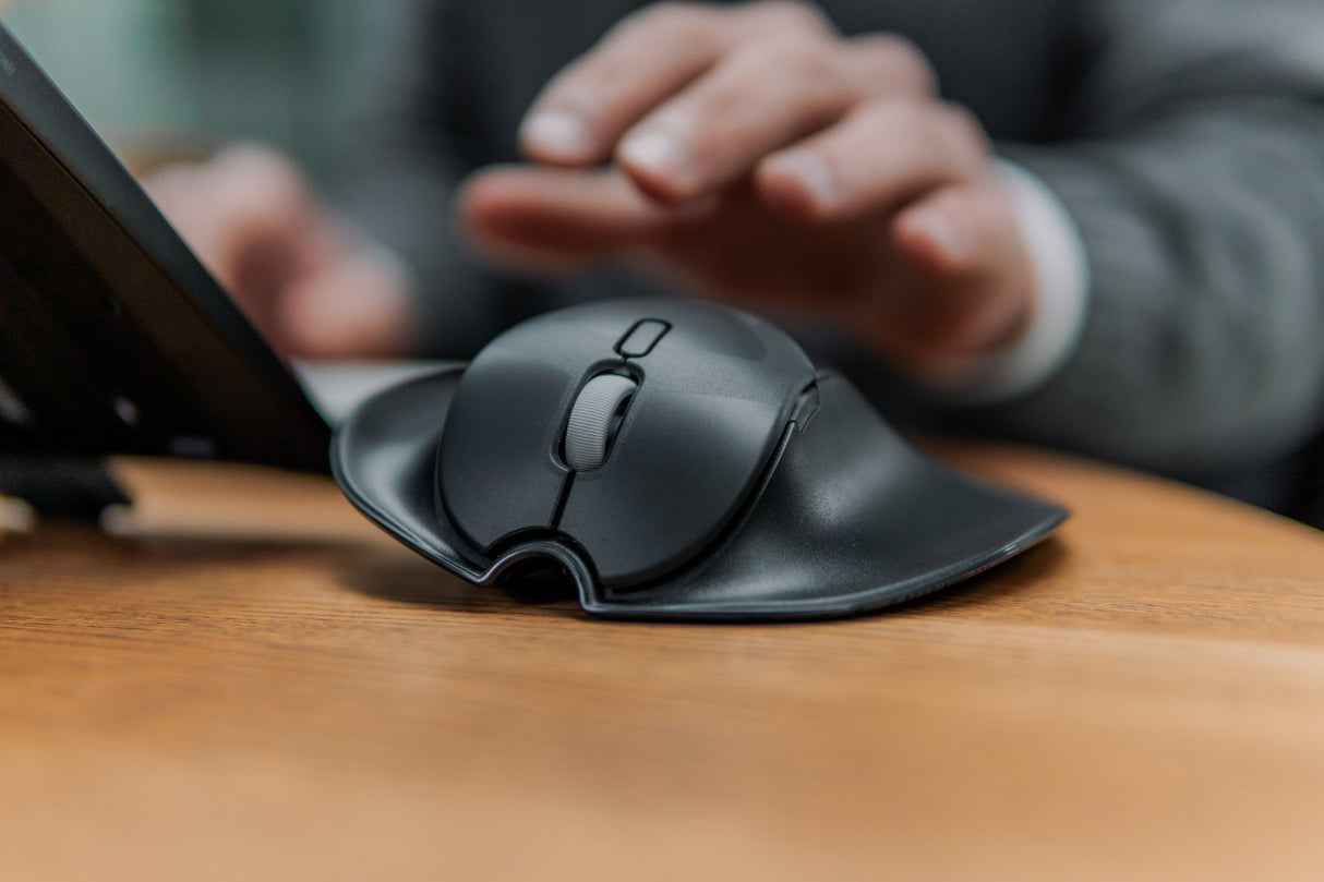 Bakkerelkhuizen Handshoemouse Shift Bluetooth Ratón Ambidextro Óptico 1000 Dpi