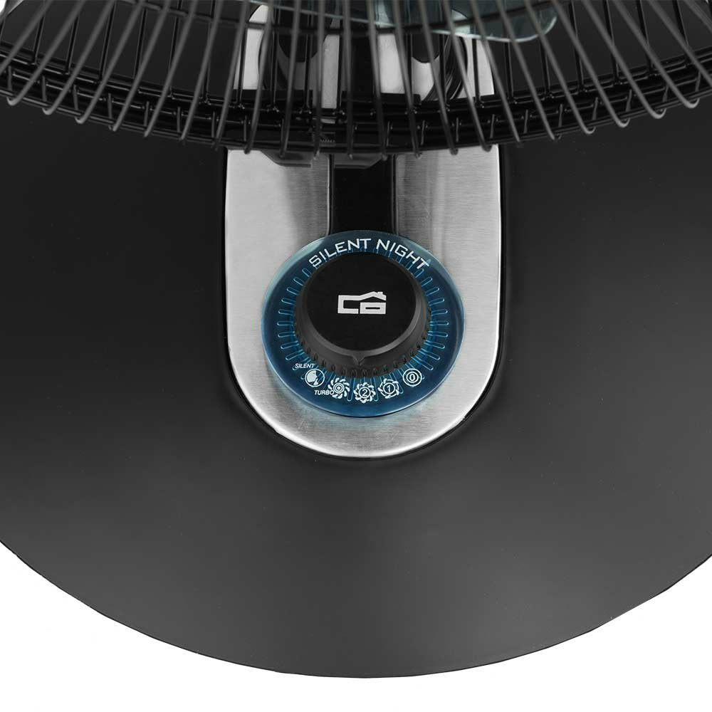 Ventilador De Sobremesa Orbegozo Tf 0139 Elegante Y Potente - Potencia 45w - 2 Velocidades + Turbo + Silent - Diametro