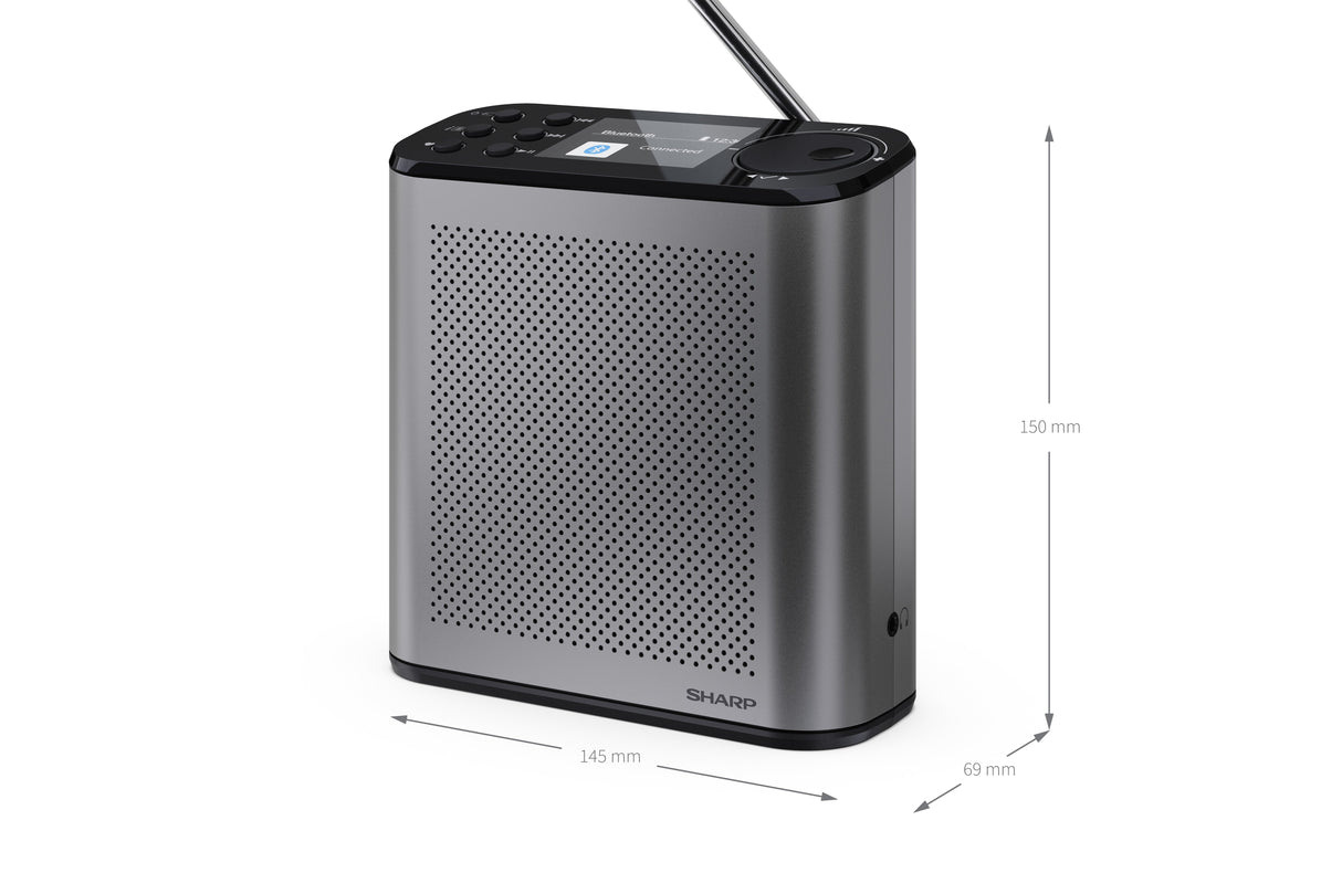 EAN 4974019204468 - Sharp Digitalradio DR-P530 GR Portátil Digital imagen 4