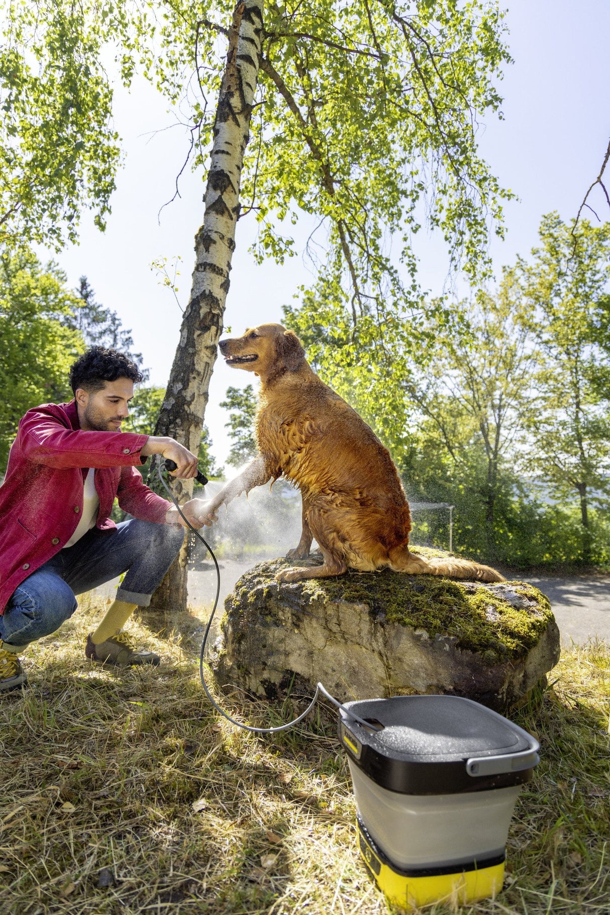 Hidrolimpiadora Kärcher Oc 3 Foldable Compacto Batería 120 L/H Negro, Blanco, Amarillo