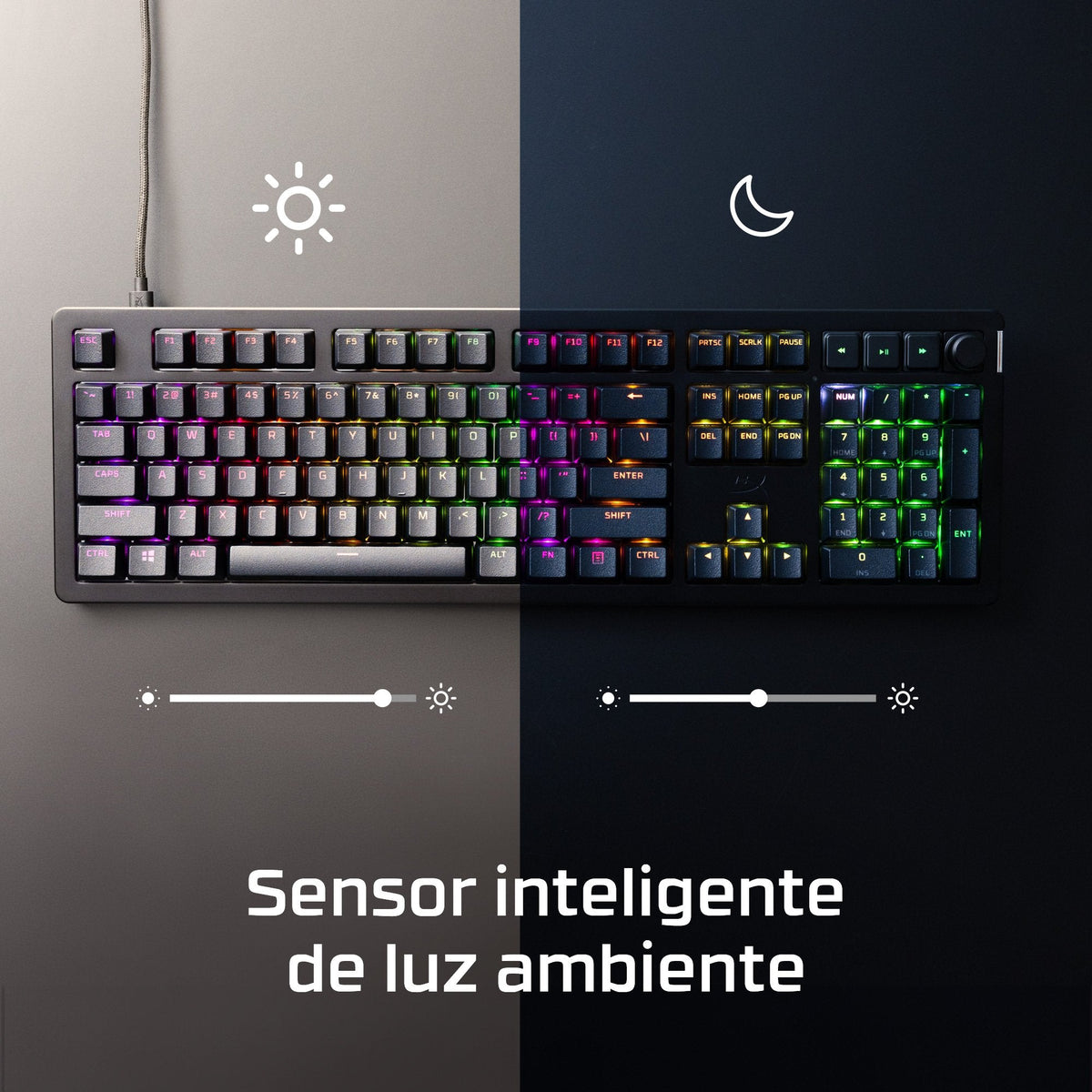 Hyperx Alloy Rise - Teclado - 100% - Full Size