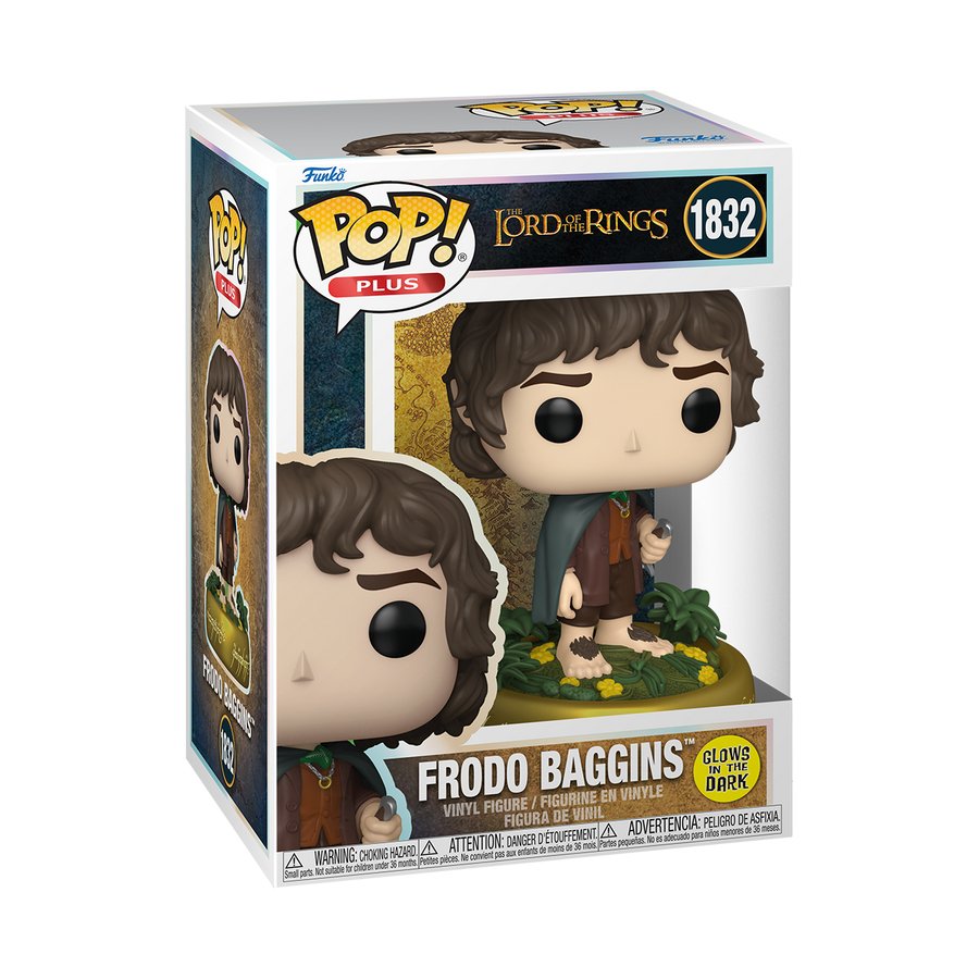 Funko Pop Frodo Baggins 1832 - El Señor De Los Anillos Brillante En La Oscuridad - 889698864305