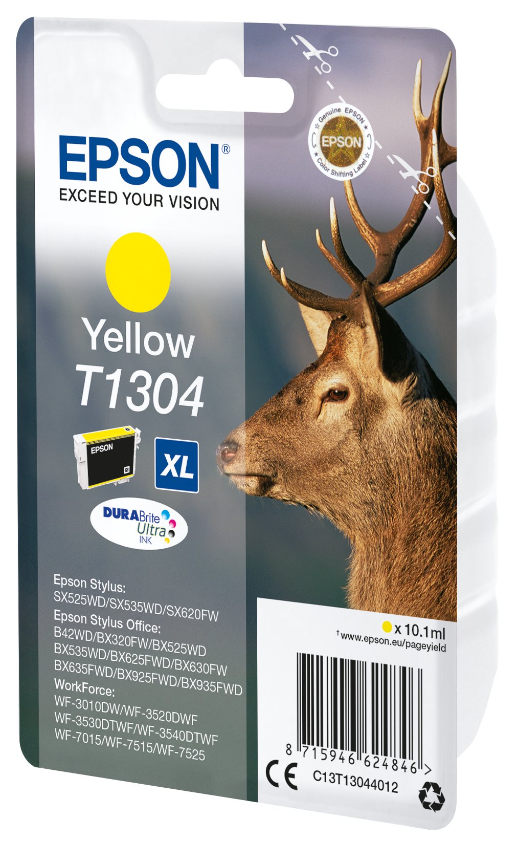 Tinta Original Epson T1304 Xl Alta Capacidad Amarillo