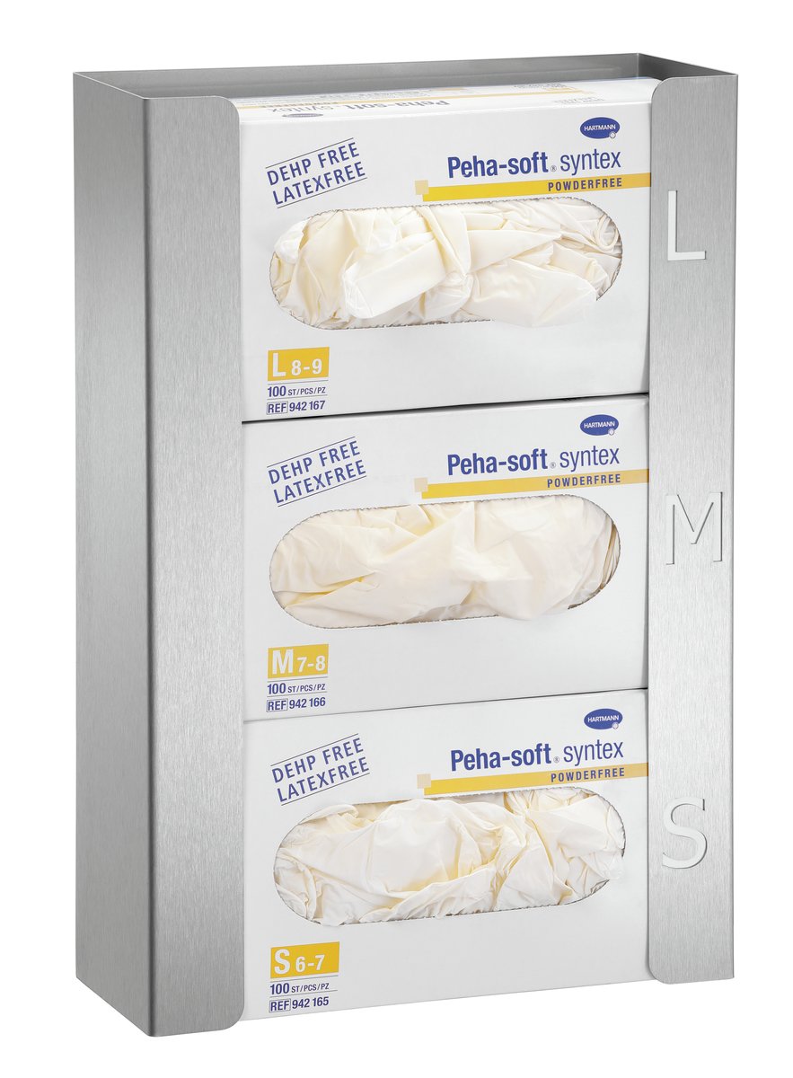 Bartscher Handschuhspender K30 850025 Plateado Acero Inoxidable, 1 Unidades