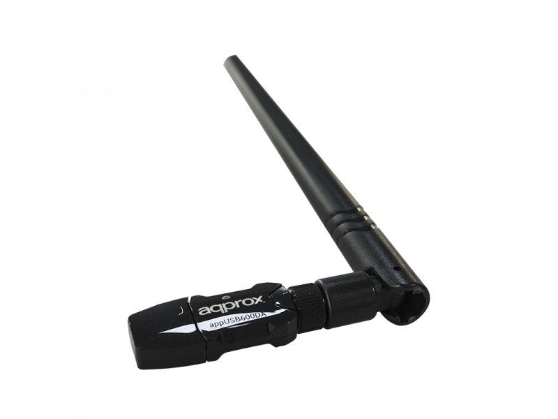 Approx Usb Wireless 600 Mbps. Nano + Antena Extraible Ac 600mbps/Usb2.0/Dual Band 2.4ghz/5ghz