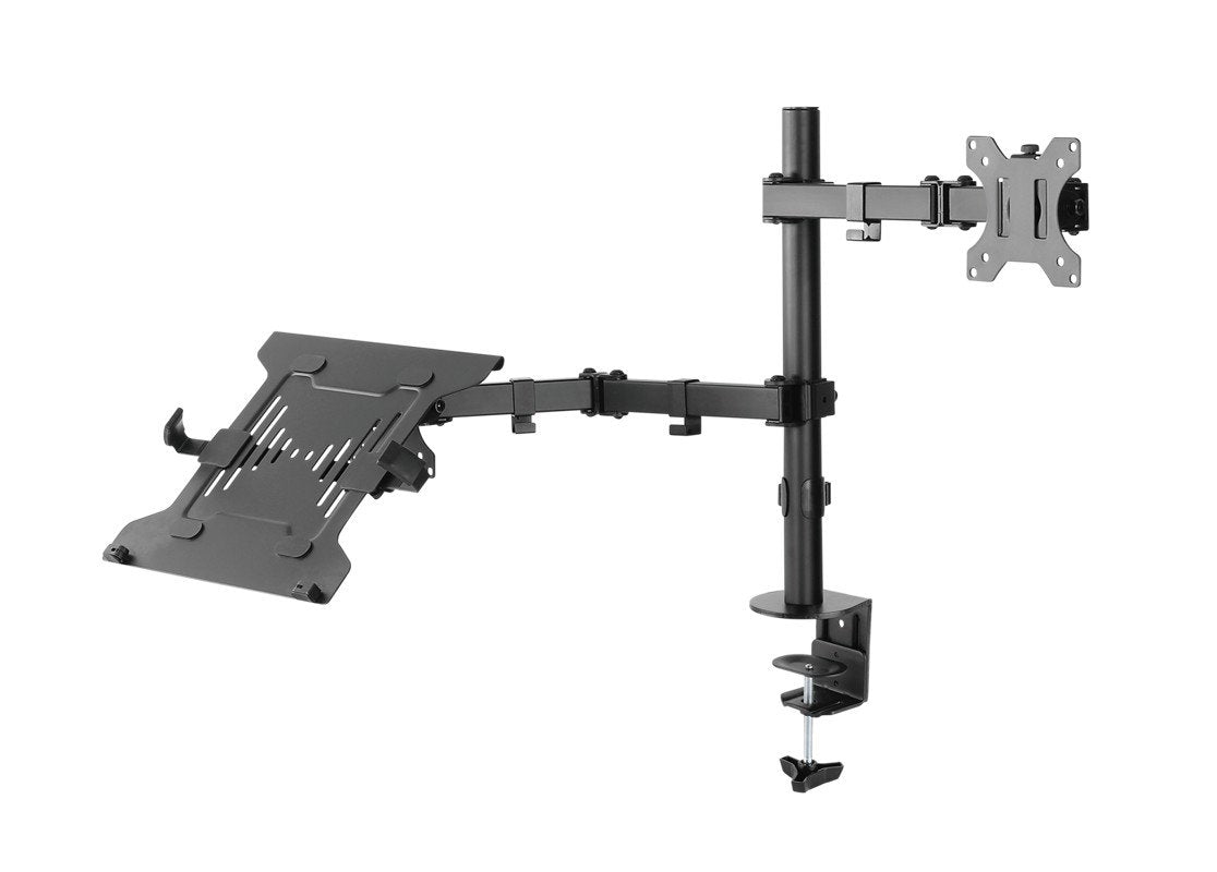 EAN 4040849708152 - Goobay 70815 soporte para ordenador portátil Soporte de mesa con estante para ordenador portátil y brazo imagen 4