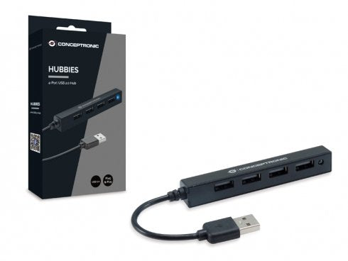 Conceptronic Usb-Hub 4port Usb2.0                 Schwarz