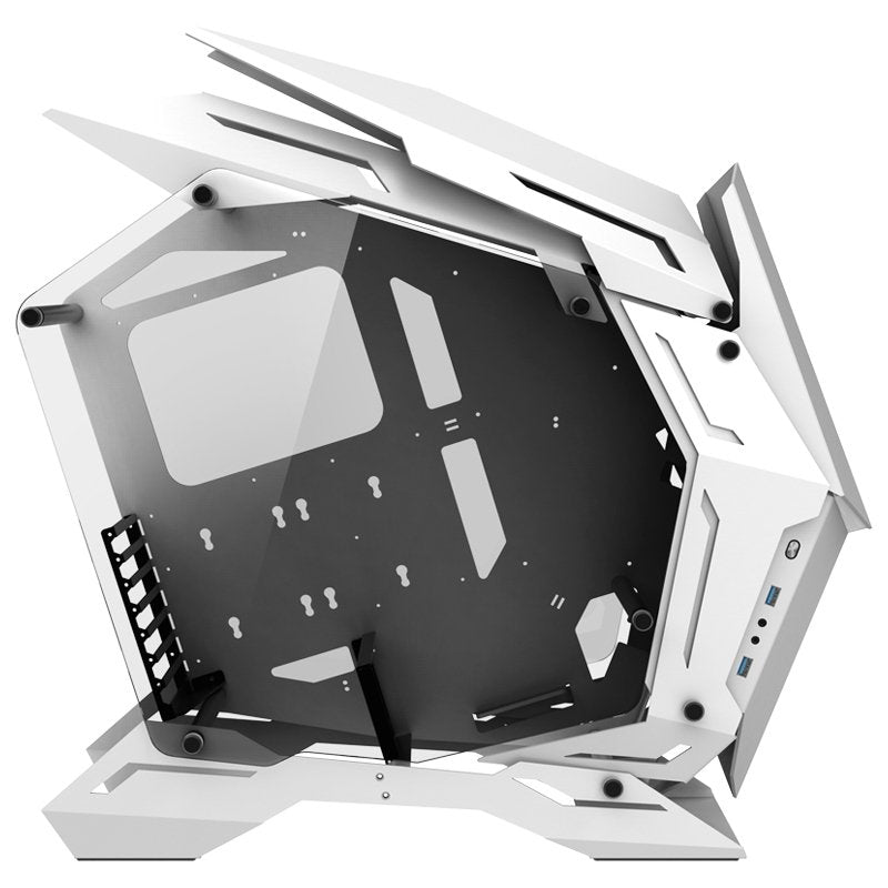 Jonsbo Mod3 Big-Tower Showcase, Tempered Glass - Blanco