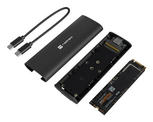 Natec Nkz-2286 Caja Para Disco Duro Externo Caja Externa Para Unidad De Estado Sólido (Ssd) Negro M.2