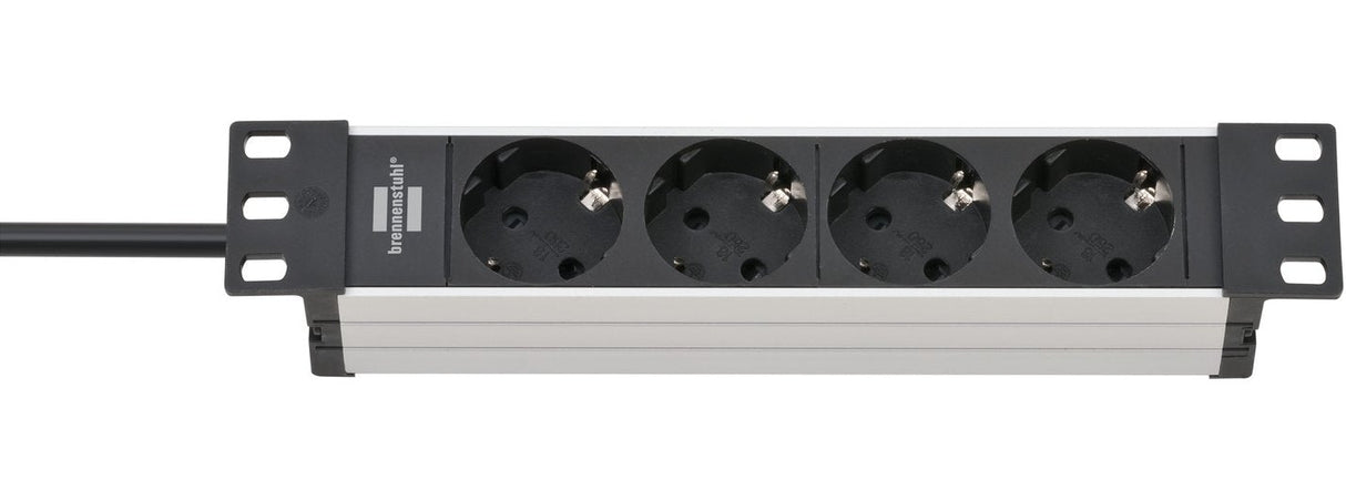 EAN 4007123662685 - Brennenstuhl 1390007004 base múltiple 2 m 4 salidas AC Interior Negro, Plata imagen 4