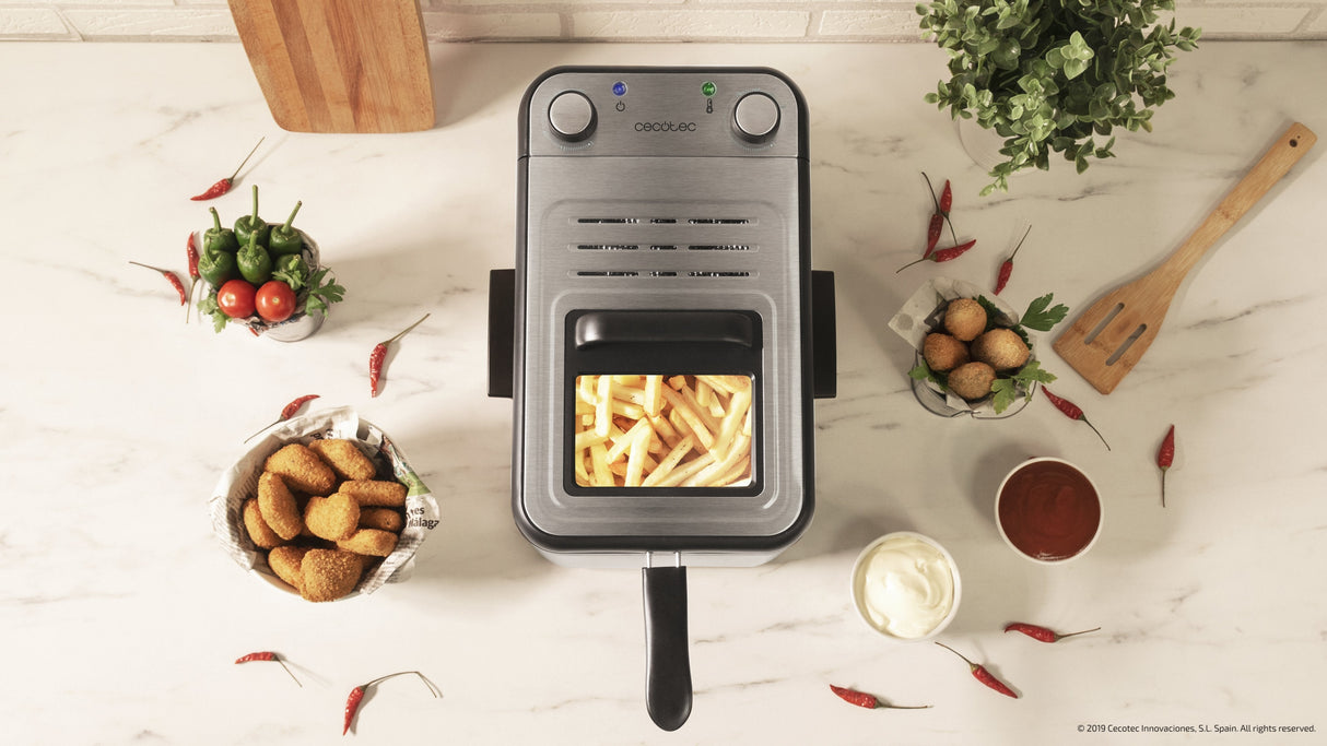 Freidora Cecotec Cleanfry Infinity 3000 Full Inox 2400w Capacidad 3l