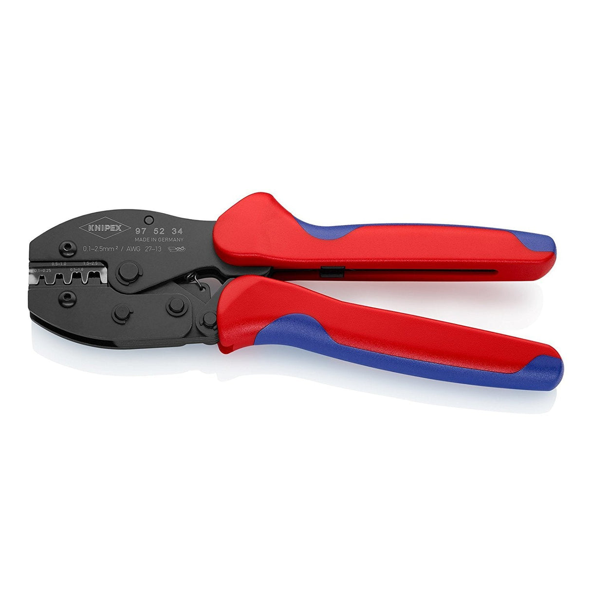 Alicates Para Engarzar Knipex Preciforce 97 52 34 Sb Rojo/Azul, Engarzar 0,1 - 2,5 Mm² 97 52 34 Sb
