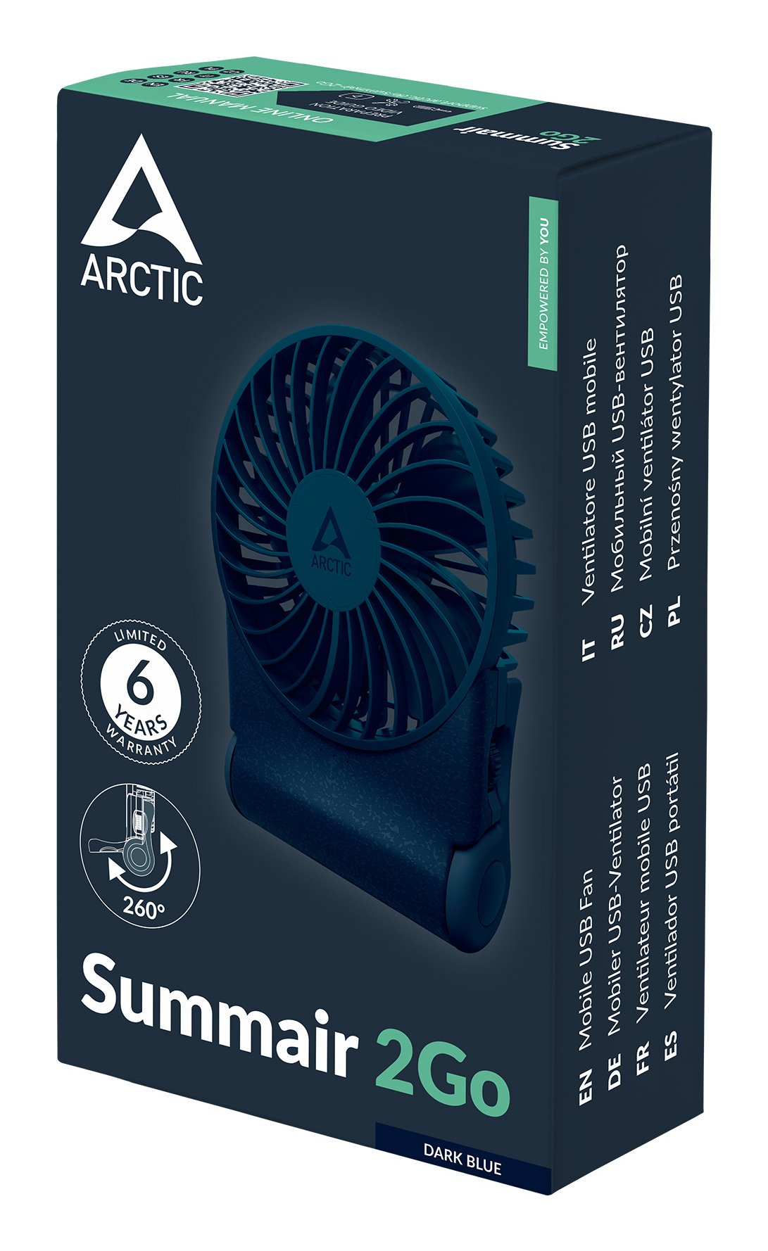 Fan Arctic Summair 2go (Dark Blue)