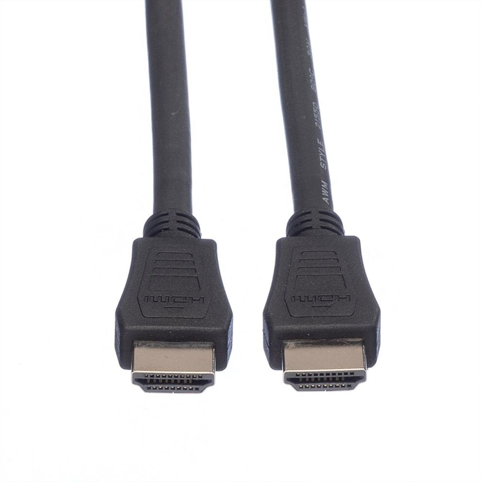 Value Hdmi High Speed Cable Mit Ethernet, Lsoh, Schwarz, 5 M