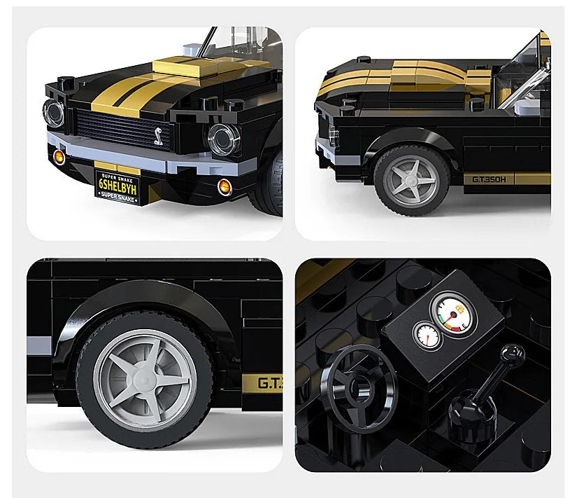 Jamara Cada Shelby Gt350 1:24 Bricks Negro 8+