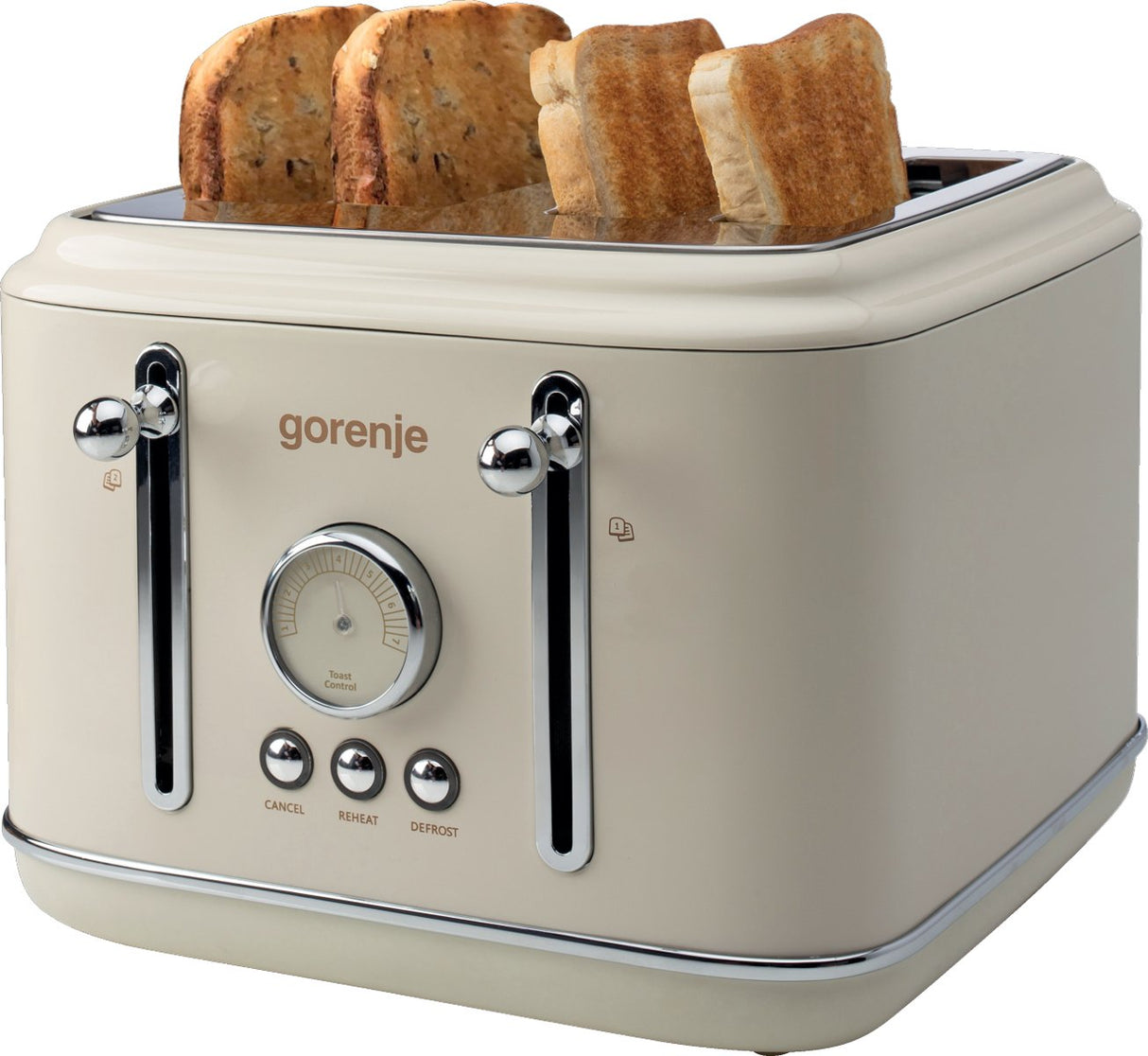 EAN 3838782555862 - Gorenje T2300CLIN 7 4 rebanada(s) 1150 W Beige imagen 5